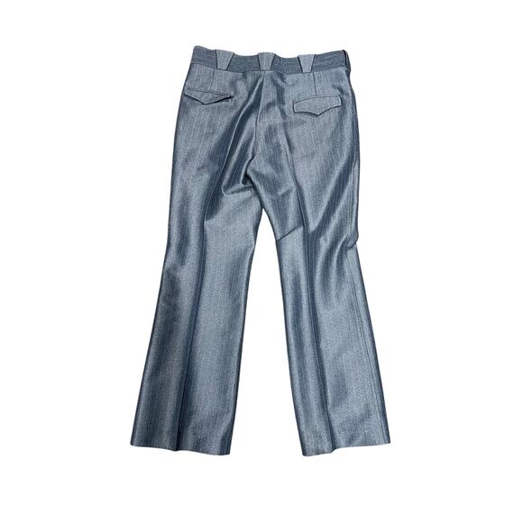 Vintage Circle S Ranch Western Wear Suit Gray Pinstripe 44R 34x32 USA Made - Picture 12 of 16